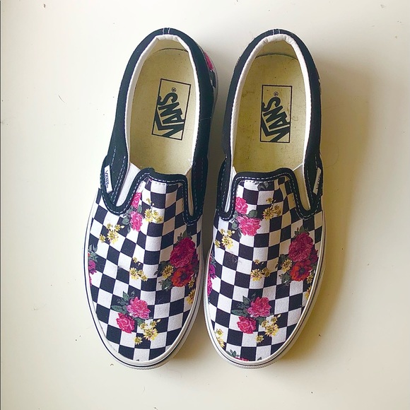 Floral Vans Slip-Ons - Picture 2 of 4